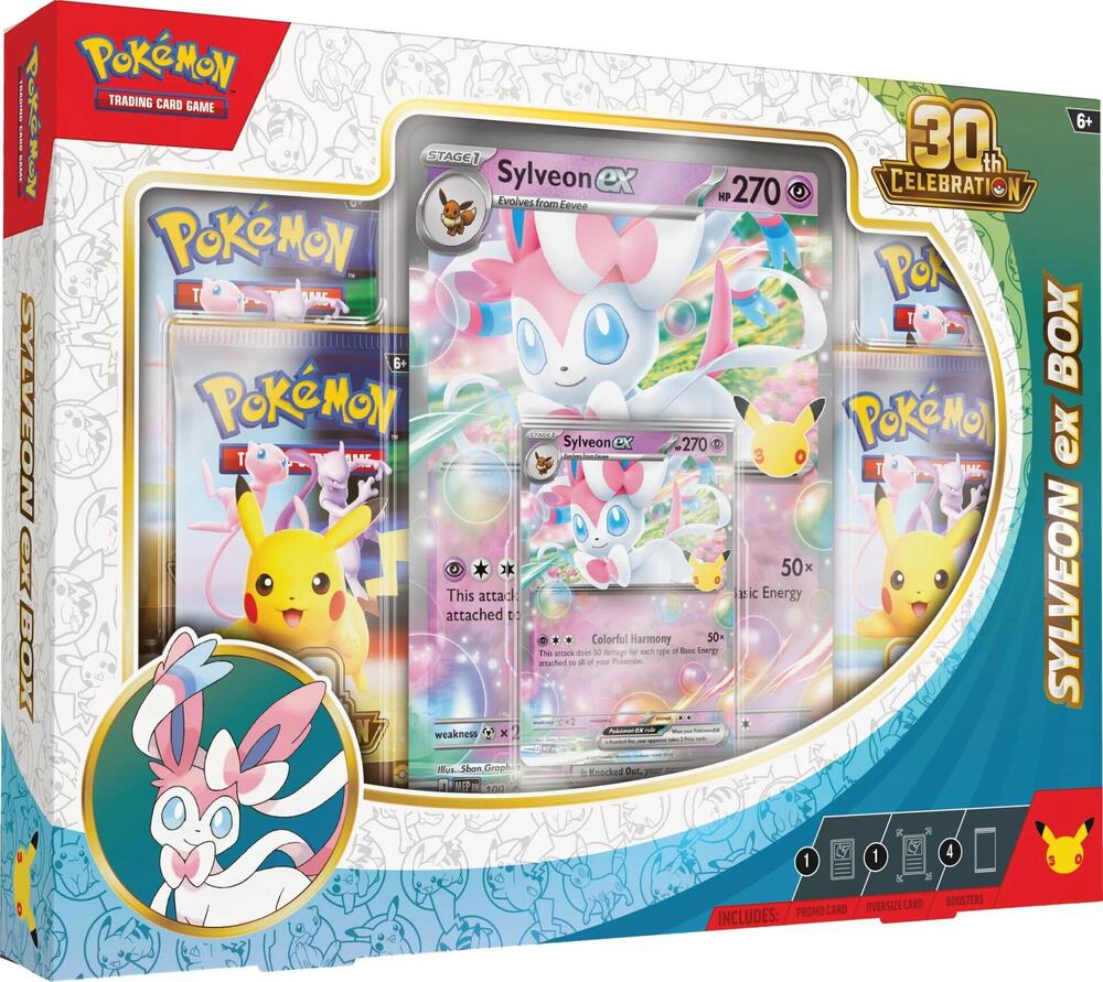 (Preorder) 30th Celebration Sylveon ex Box - ME: 30th Celebration
