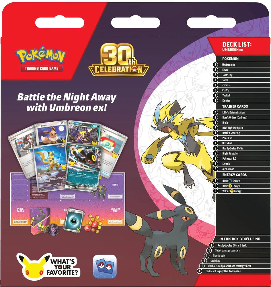 (Preorder) 30th Celebration Battle Deck Umbreon