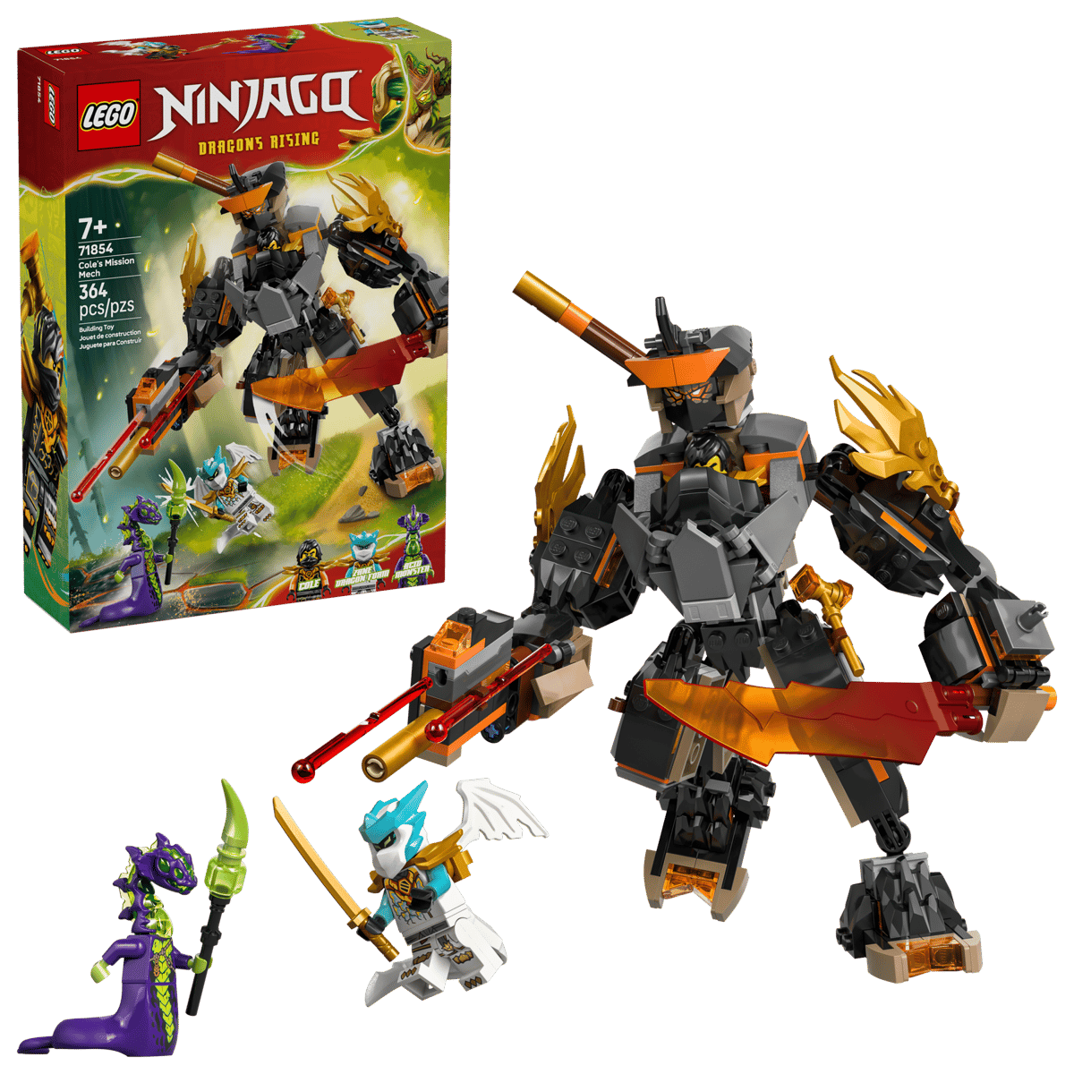 Cole's Mission Mech & Dragon Z