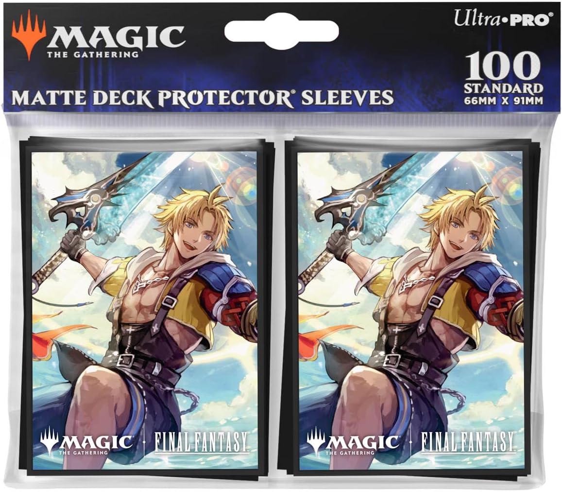 Final Fantasy x Universes Beyond Tidus 100ct Deck Protector Sleeves