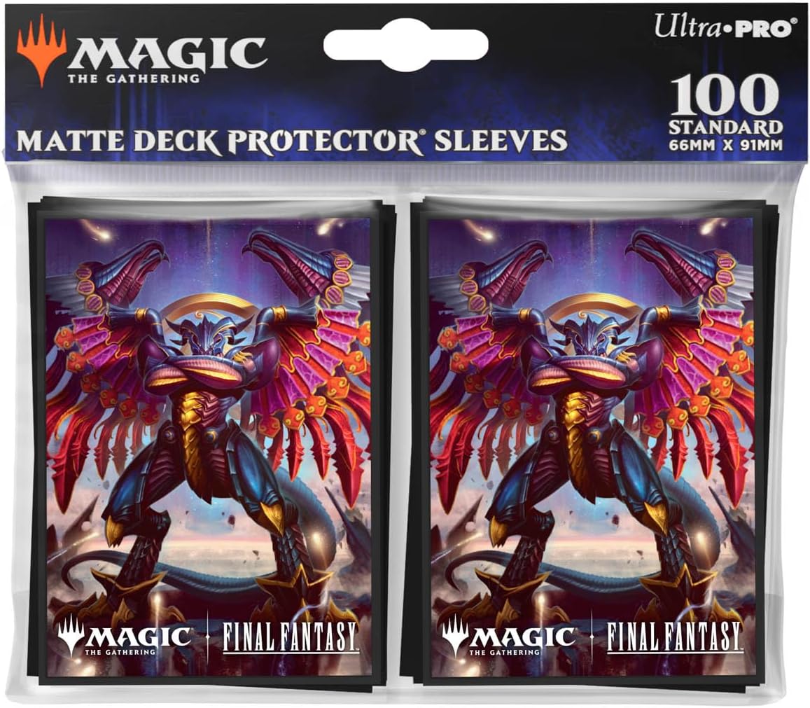 Final Fantasy x Universes Beyond Summon Bahamut 100ct Deck Protector Sleeves
