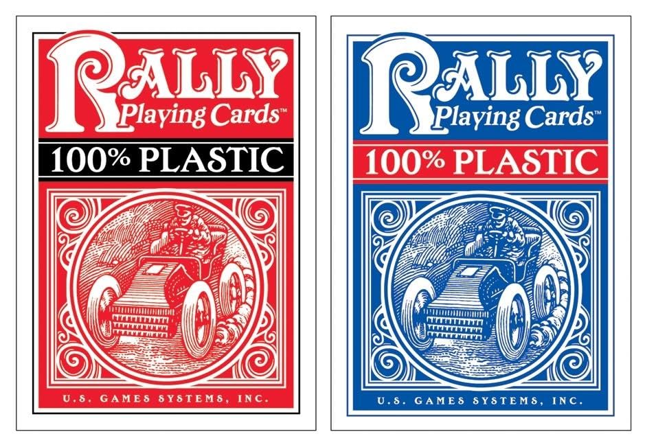 Plastic Rally Playing Cards