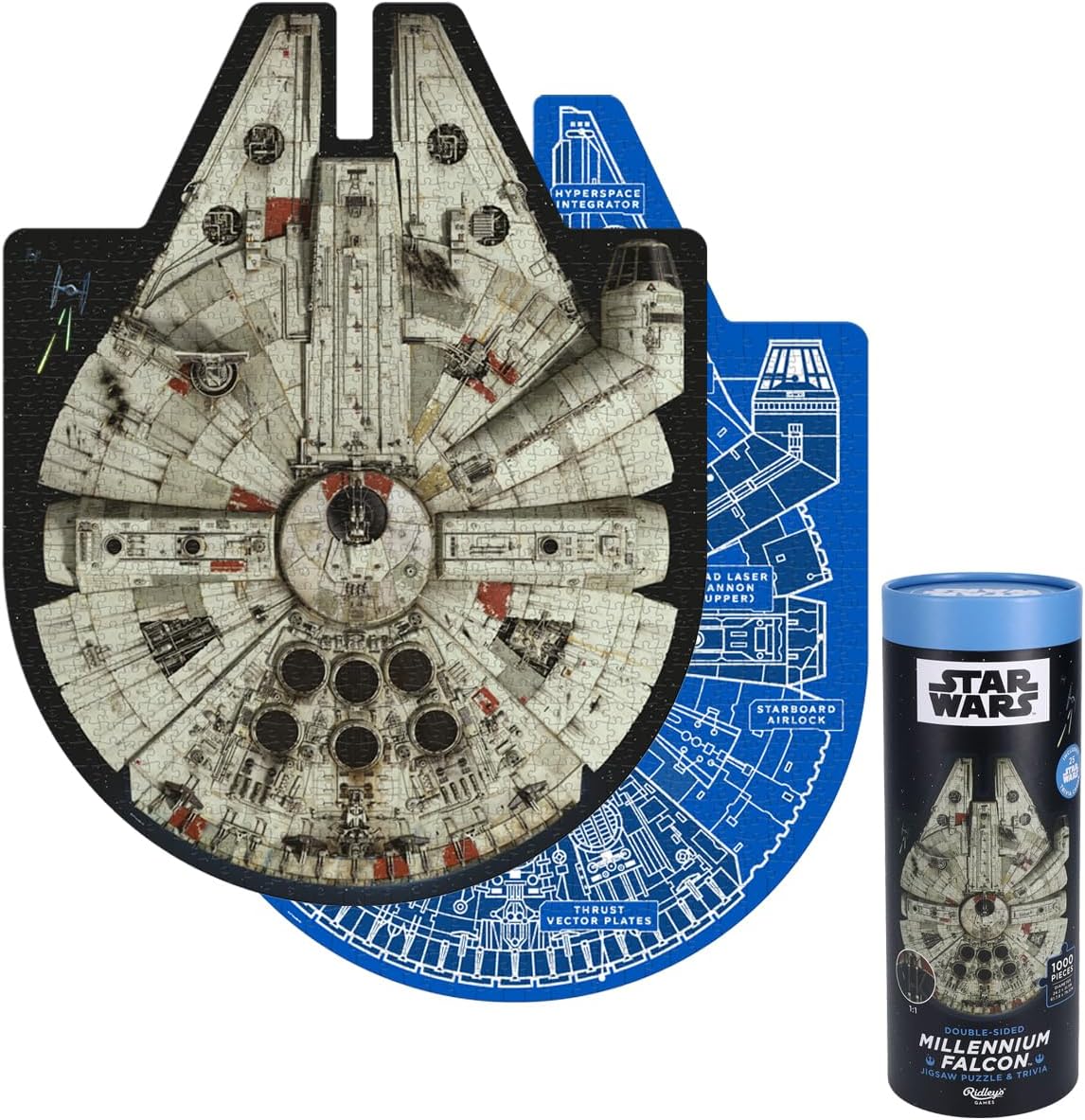 Star Wars Millennium Falcon Jigsaw Puzzle and Trivia