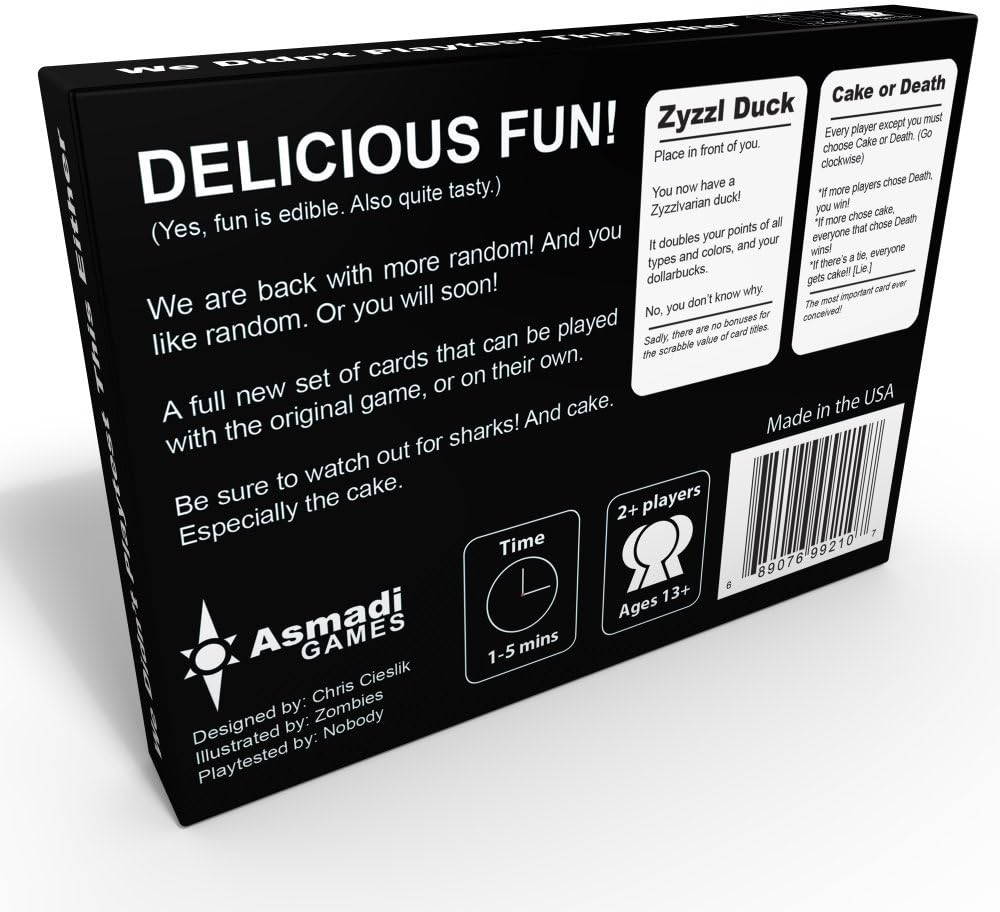 We Didnt Playtest This Either