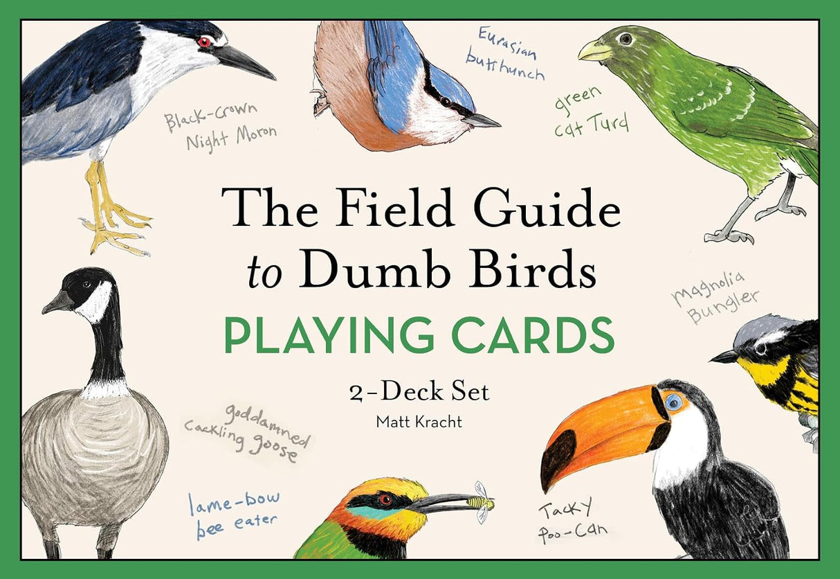 Field Guide to Dumb Birds Cards 2 Deck Set