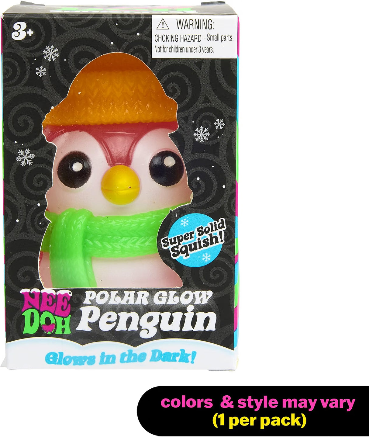 Needoh Squishmas Polar Glow Penguin