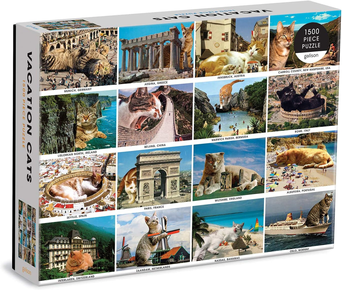 Vacation Cats 1500pc Puzzle