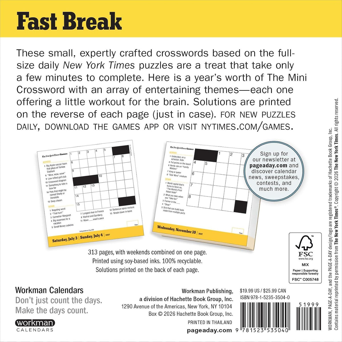 A Year of Reverse Coloring Page-A-Day® Calendar 2027