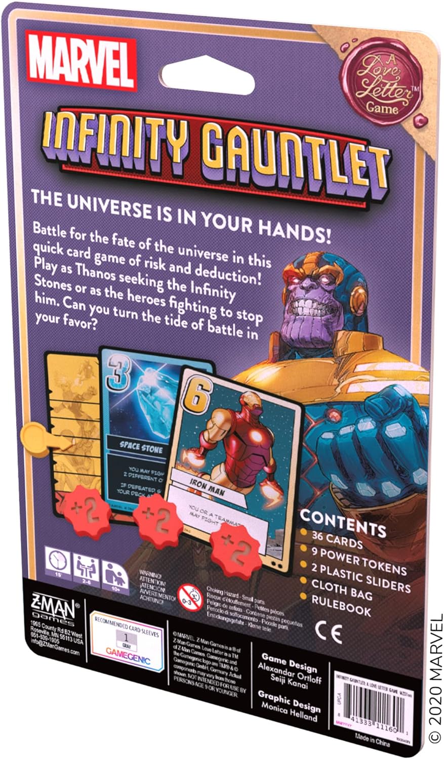 Infinity Gauntlet Love Letter