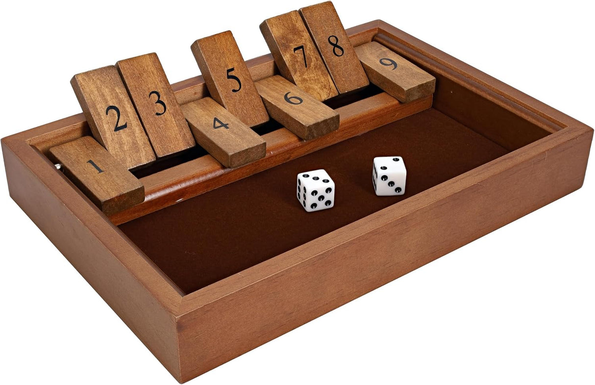 9 Number Wooden Shut the Box