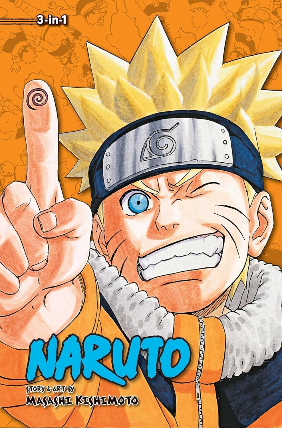 Naruto 3-in-1 Vol 8