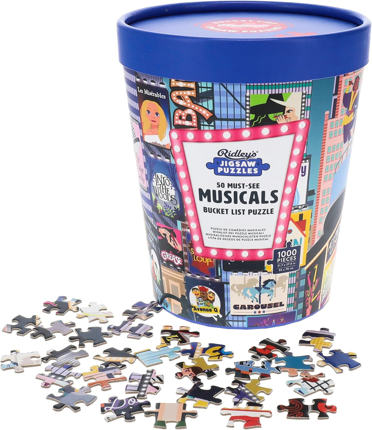 50 Musicals Bucket List 1000pc Puzzle