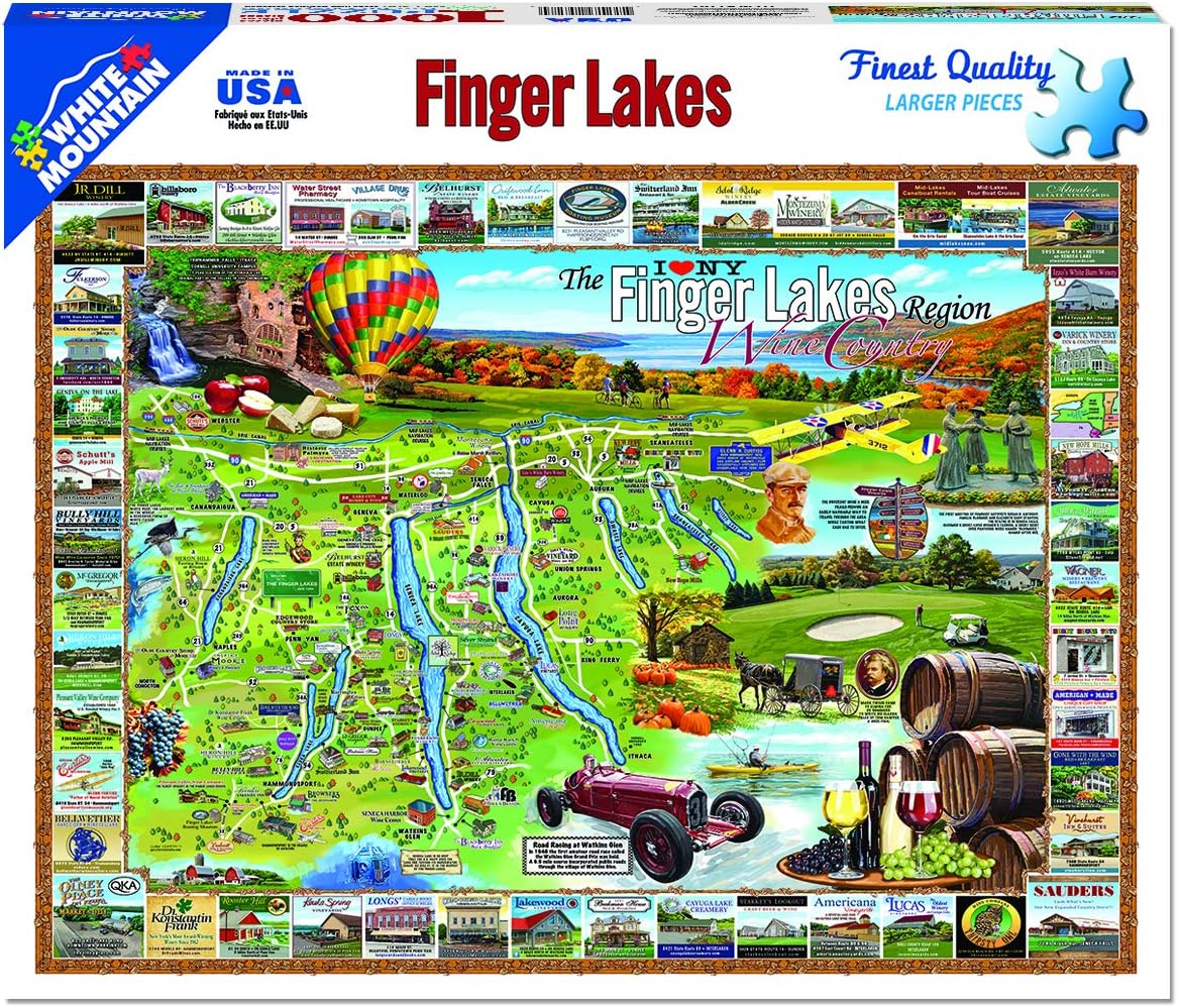 The Finger Lakes 1000-Piece Puzzle