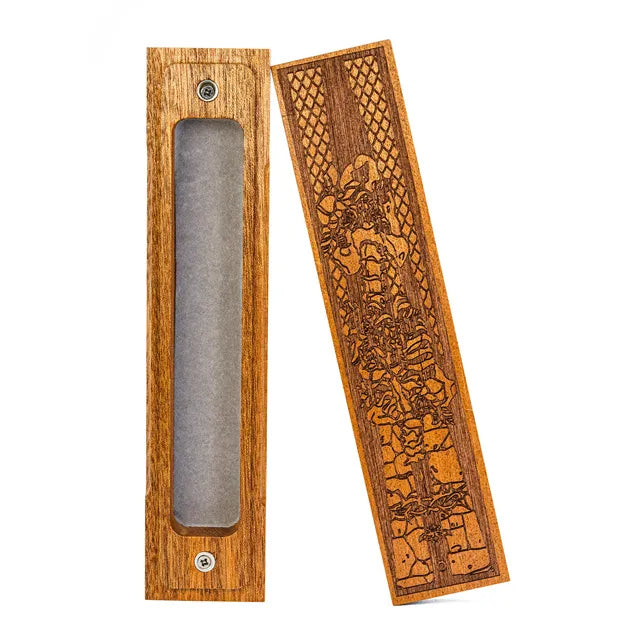 Sapele Rectangle Box Rose Bones