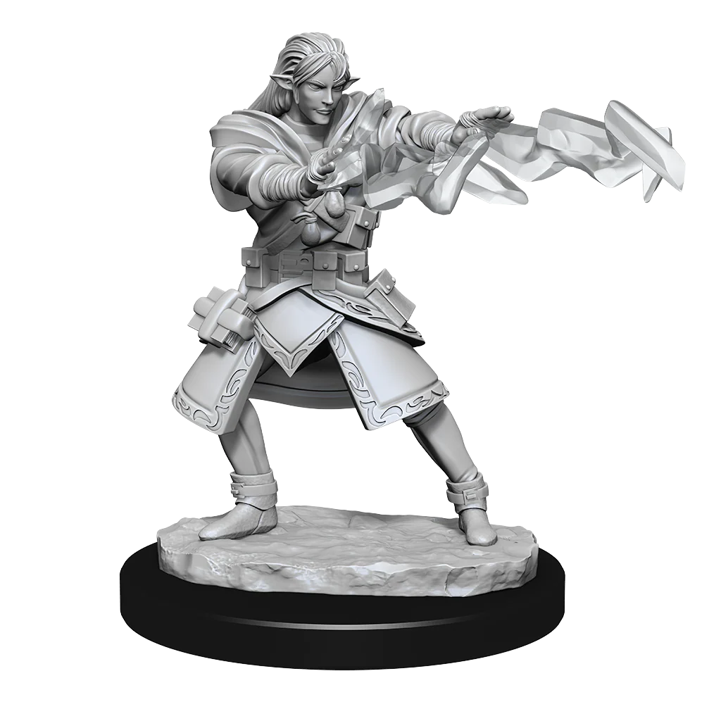 Nolzur's Marvelous Miniatures: Elf Wizard Male