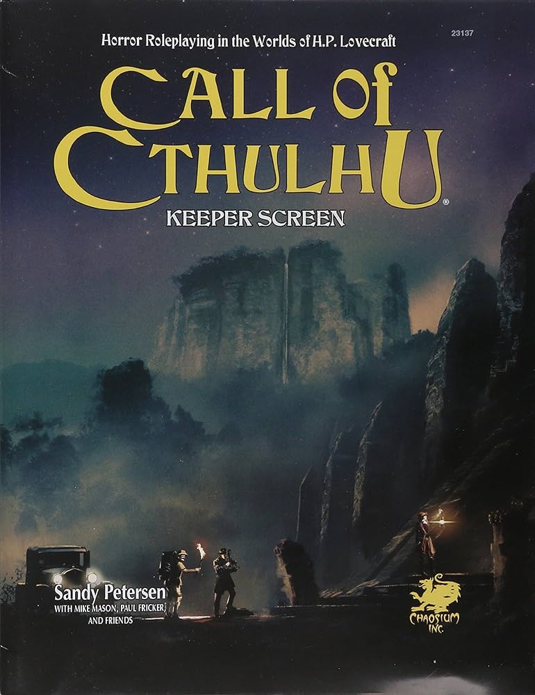 Call of Cthulhu (7th Edition): Keeper Screen