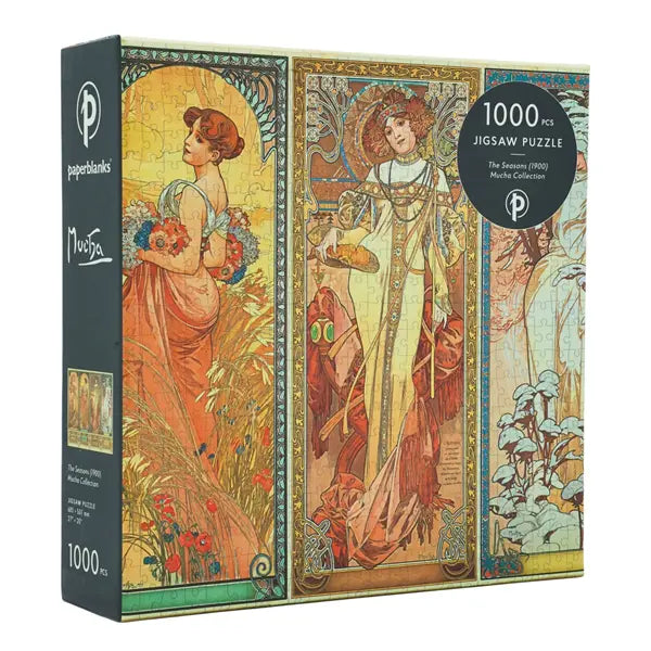 Seasons Alphonse Mucha 1000pc Puzzle
