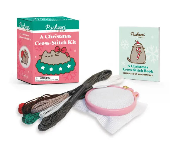 Pusheen Christmas Cross-Stitch