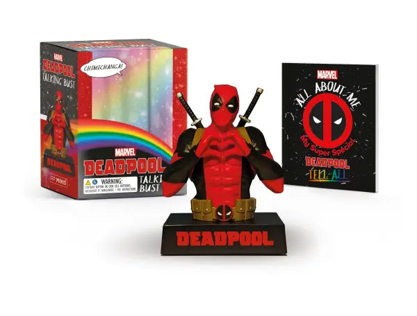 Marvel Deadpool Talking Bust