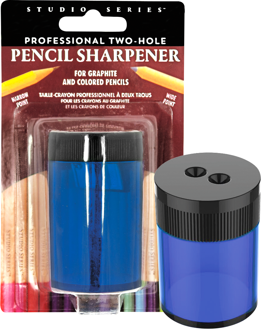 Peter Pauper Press Studio Series Professional Two-Hole Pencil Sharpener