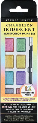 Studio Series Chameleon Iridescent Watercolor Paint Set - 12 colors