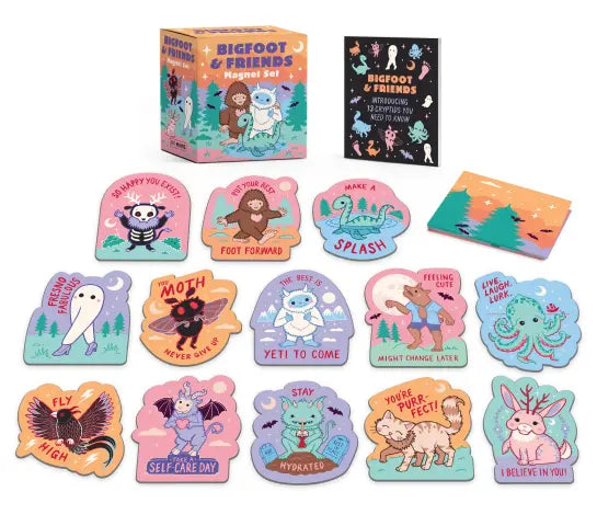 Magnet Set: Bigfoot & Friends