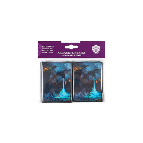 Arcane Fortress Year of the Dragon Matte Sleeves - Winter's War Matte Sleeves (100ct)