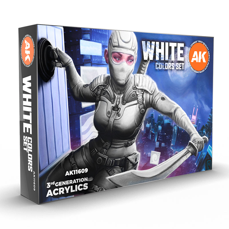 3G White Colors Set