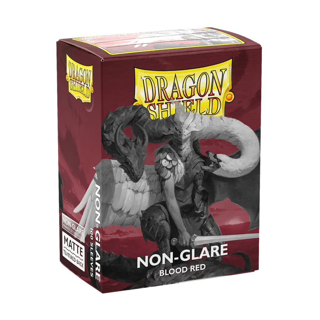 Dragonshield Matte Matte Non-Glare Blood Red