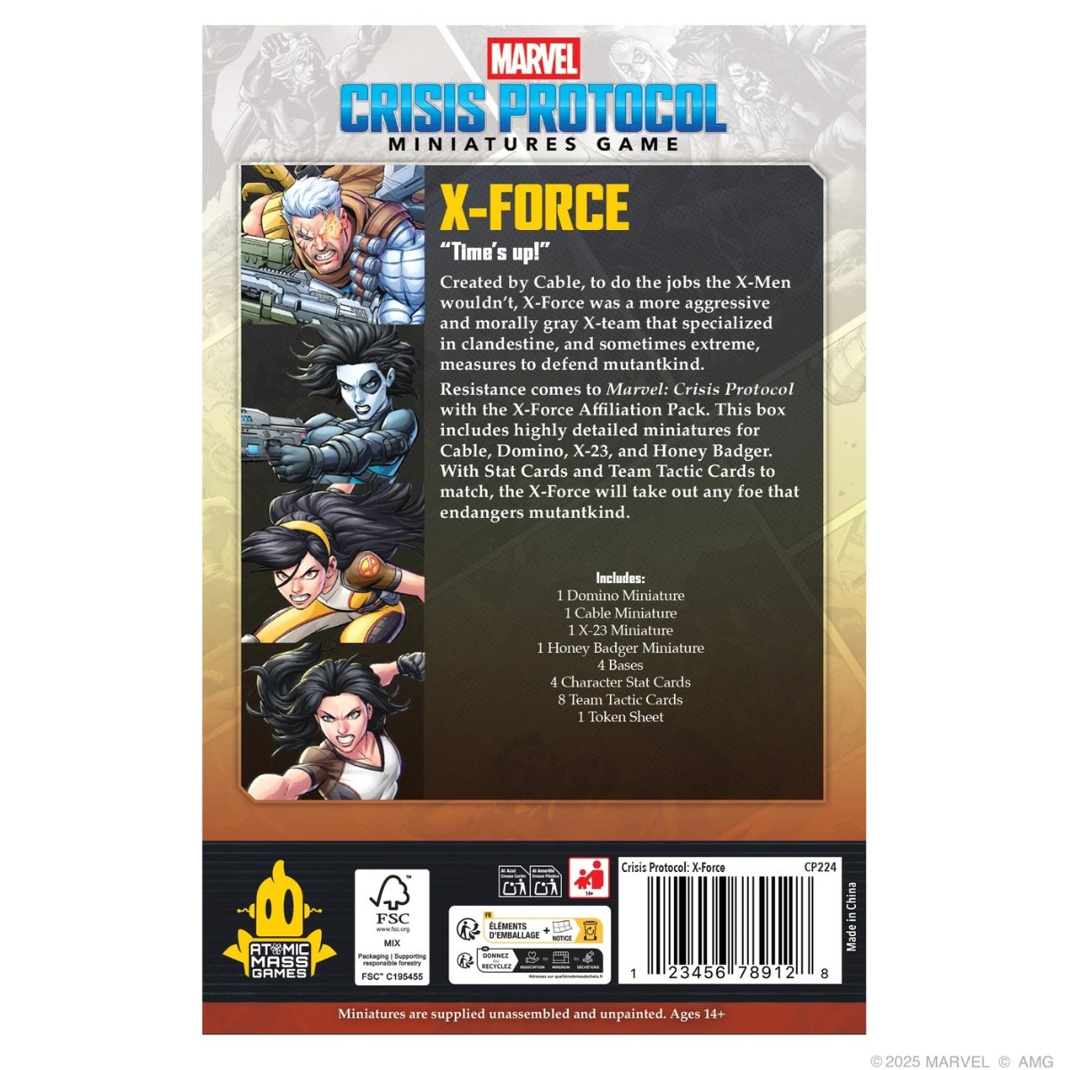 Crisis Protocol - X-Force Affiliation Pack