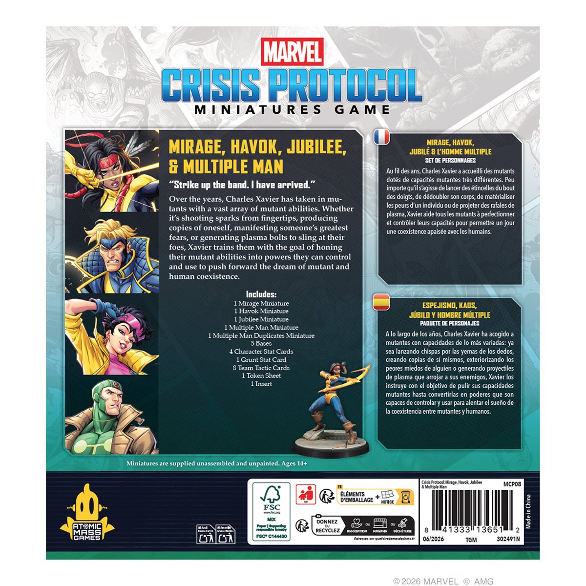 MCP Mirage Havok Jubilee & Multiple Man