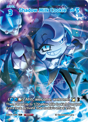 Shadow Milk Cookie BS9-079SUR Secret Ultra Rare CookieRun Braverse card