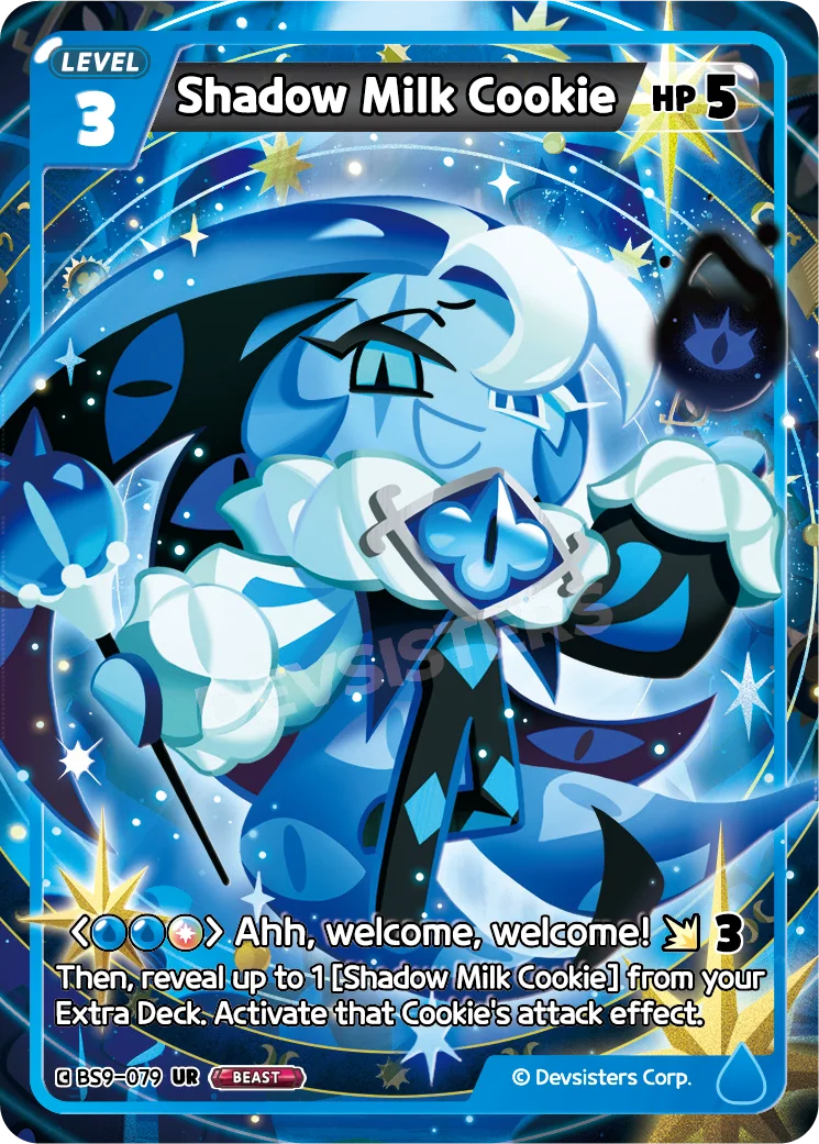 Shadow Milk Cookie BS9-079UR Ultra Rare CookieRun Braverse card