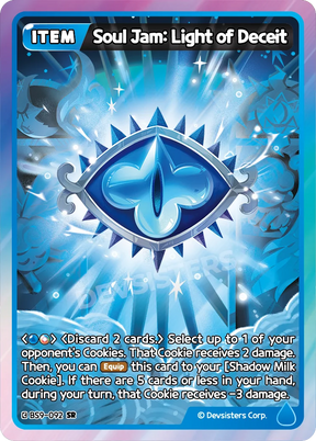 Soul Jam: Light of Deceit BS9-092SR Super Rare CookieRun Braverse card