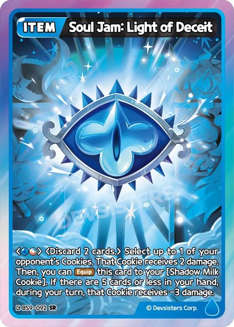 Soul Jam: Light of Deceit BS9-092SR Super Rare CookieRun Braverse card