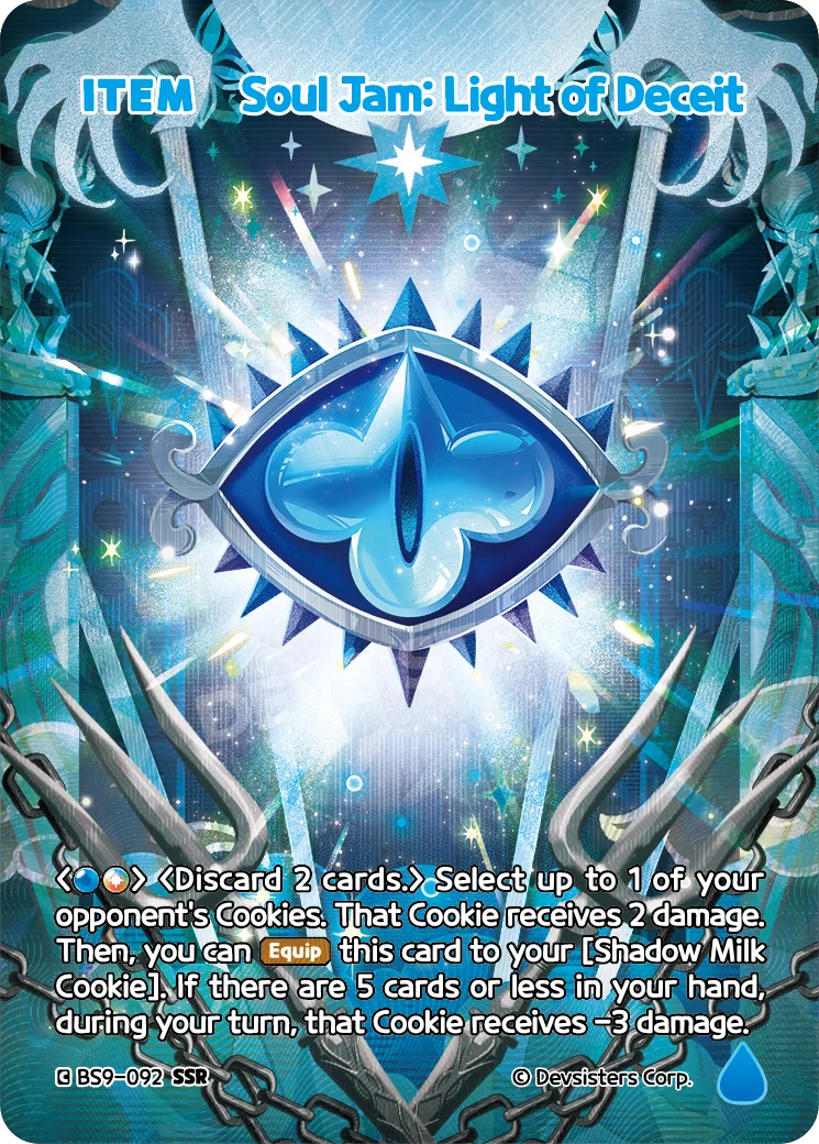 Soul Jam: Light of Deceit BS9-092SSR Secret Super Rare CookieRun Braverse card
