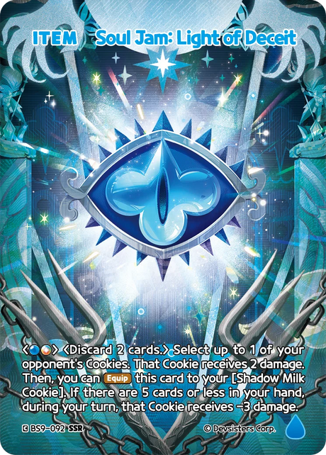 Soul Jam: Light of Deceit BS9-092SSR Secret Super Rare CookieRun Braverse card
