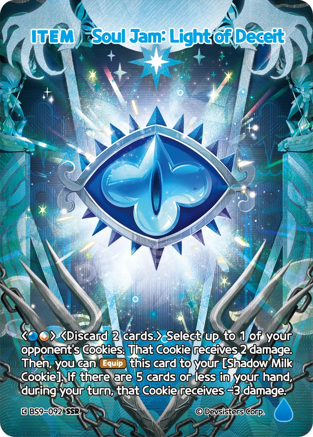 Soul Jam: Light of Deceit BS9-092SSR Secret Super Rare CookieRun Braverse card