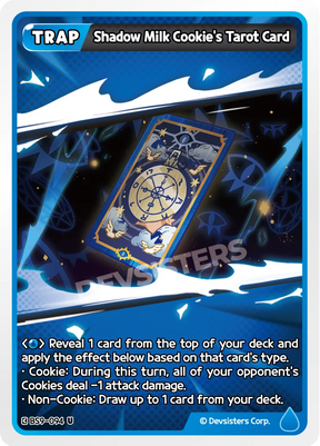 Shadow Milk Cookie's Tarot Card BS9-094U Uncommon CookieRun Braverse card