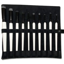 Leather Brush Roll