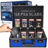Graded Card Case 4 Row Blue