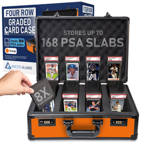 Graded Card Case 4 Row Orange product image