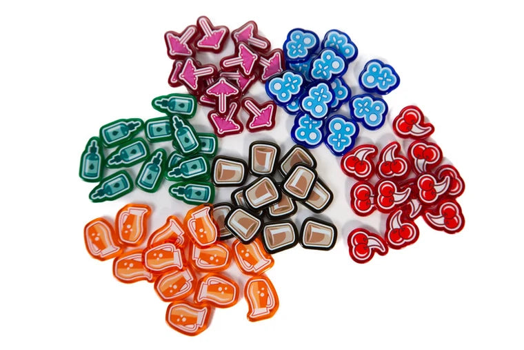 Distilled Acrylic Mixer Tokens