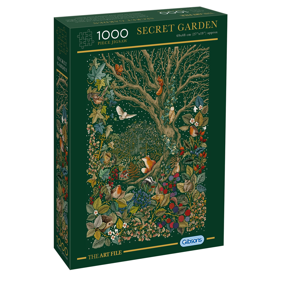 Gibsons Art File Secret Garden 1000-Piece Puzzle