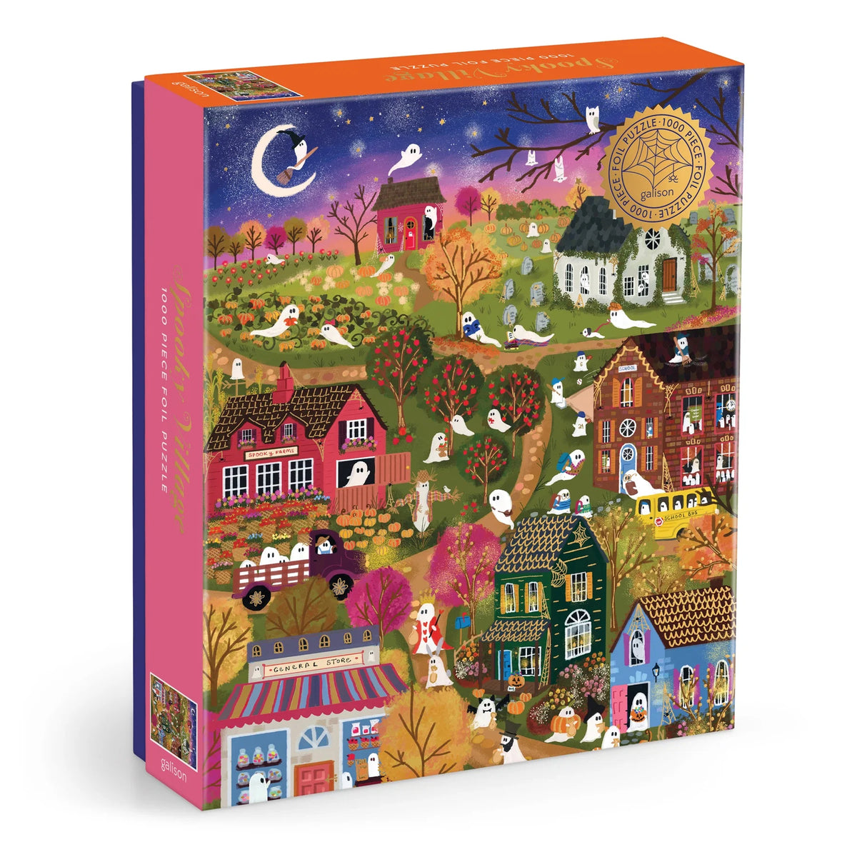 Spooky Village 1000pc Foil Puz