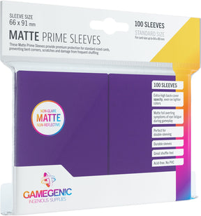 Gamegenic Matte Prime Sleeves - Purple (100ct)