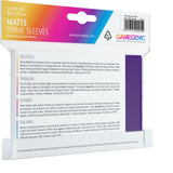 Gamegenic Matte Prime Sleeves - Purple (100ct)