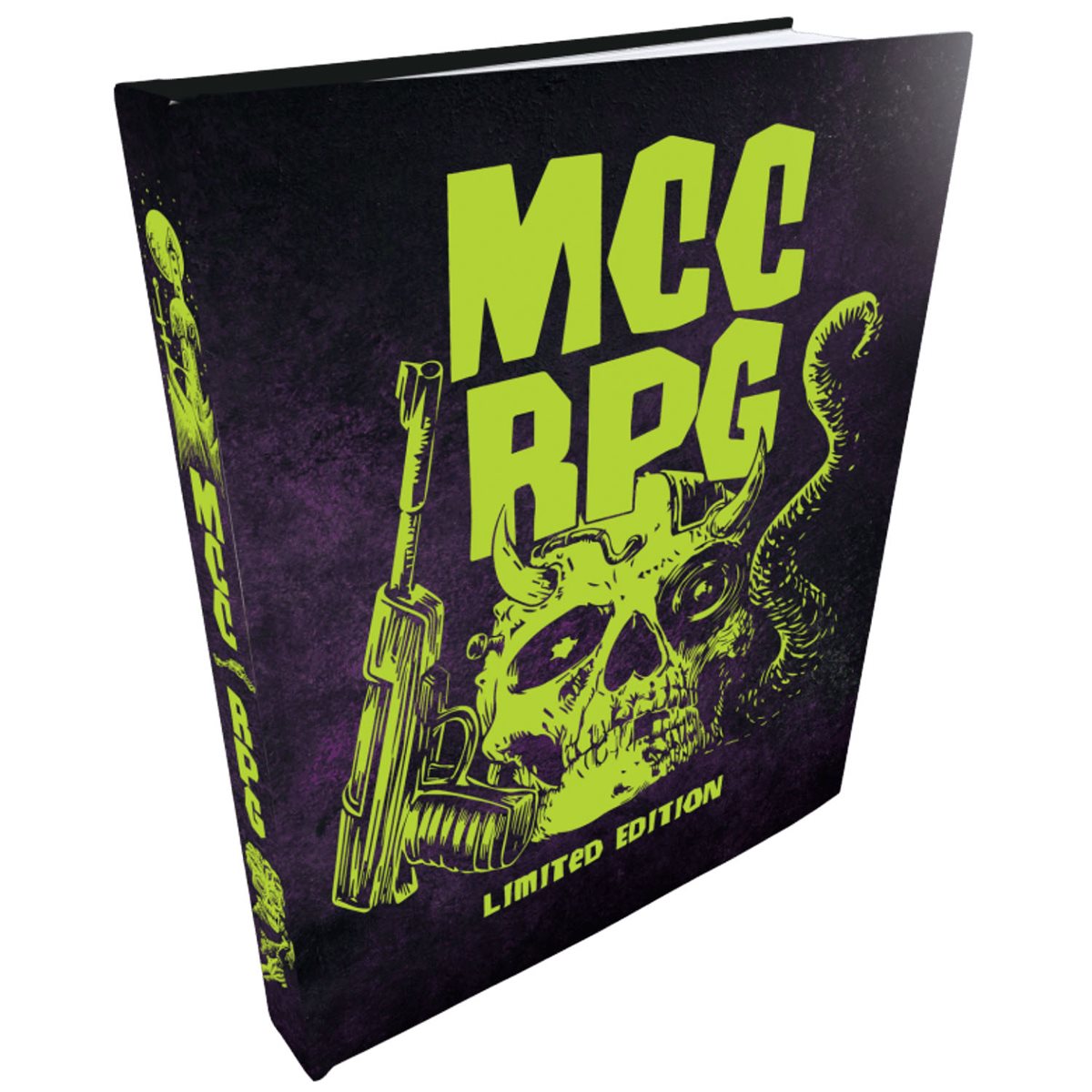 Mutant Crawl Classics Core Rulebook - Fluorescent Demon Skull Edition
