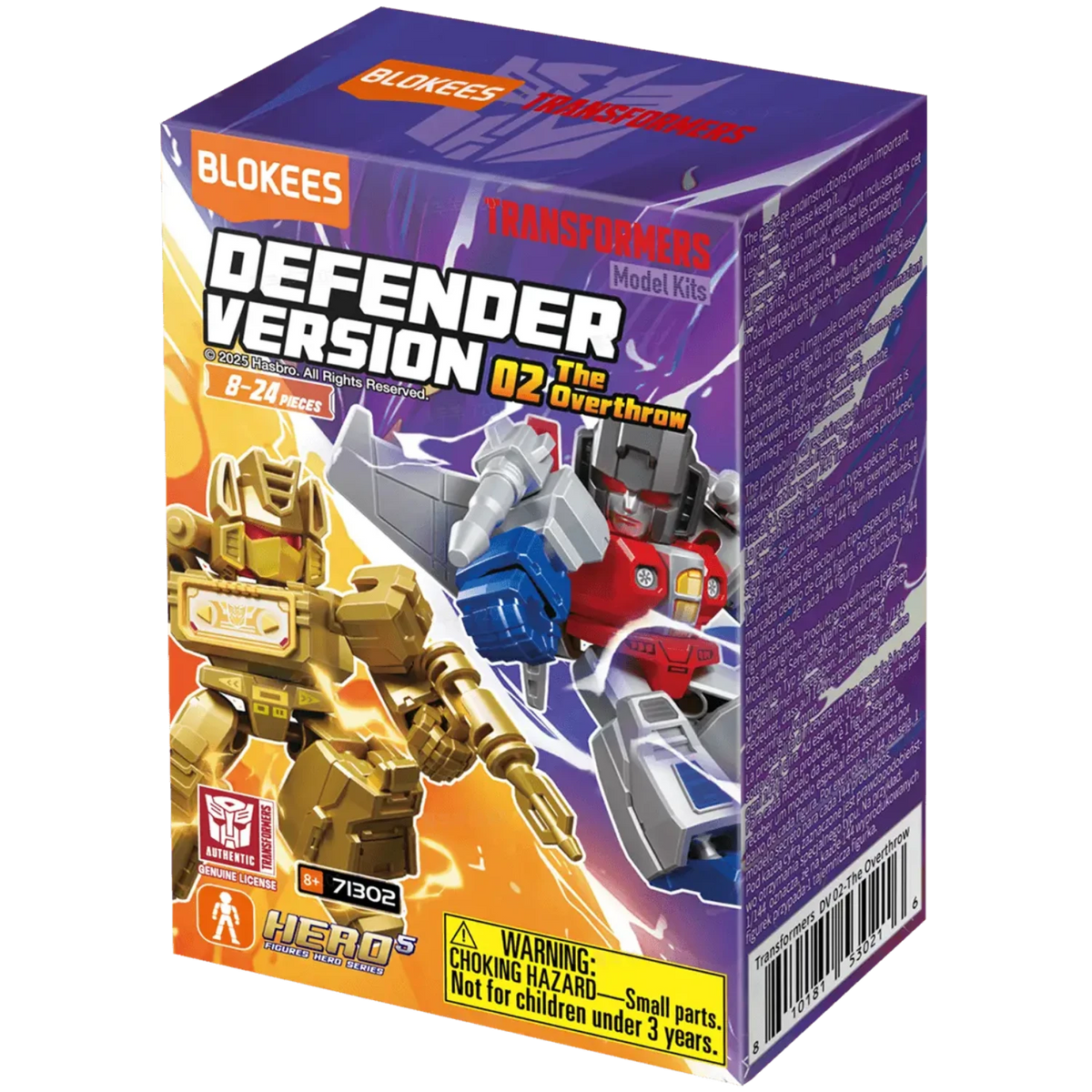 Blokees Transformers Defender Version 02 The Overthrow Pack