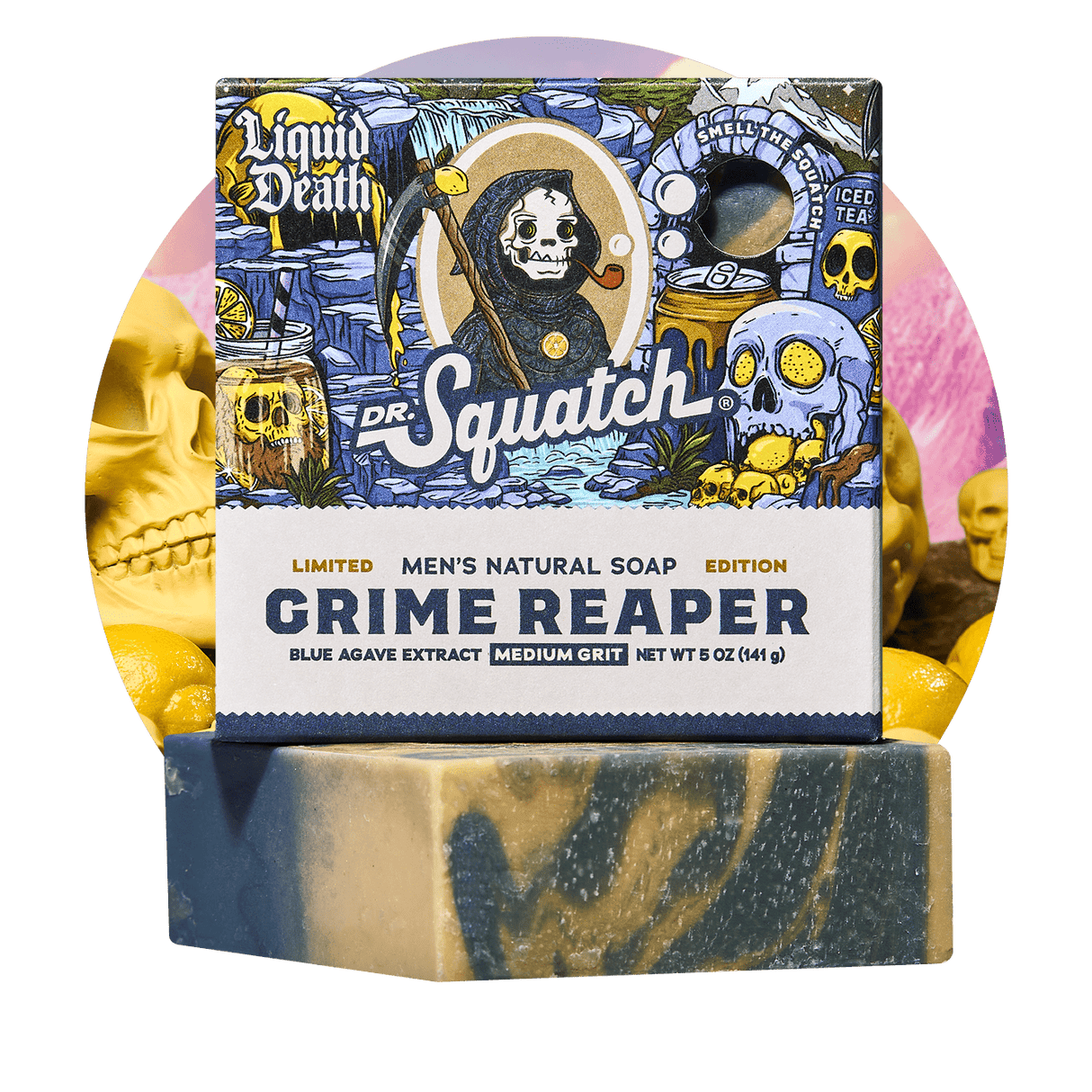 Dr. Squatch Grime Reaper Bar Soap
